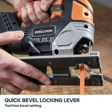 Evolution Cordless R90JGS-Li Jigsaw 18v Li-Ion EXT Inc Multi-Material Blades