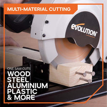 Evolution 185mm Portable Multi-Material Chop Saw with TCT Blade for Conduit, Pipe & Cable Tray | RAGE4