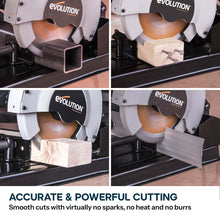 Evolution 185mm Portable Multi-Material Chop Saw with TCT Blade for Conduit, Pipe & Cable Tray | RAGE4