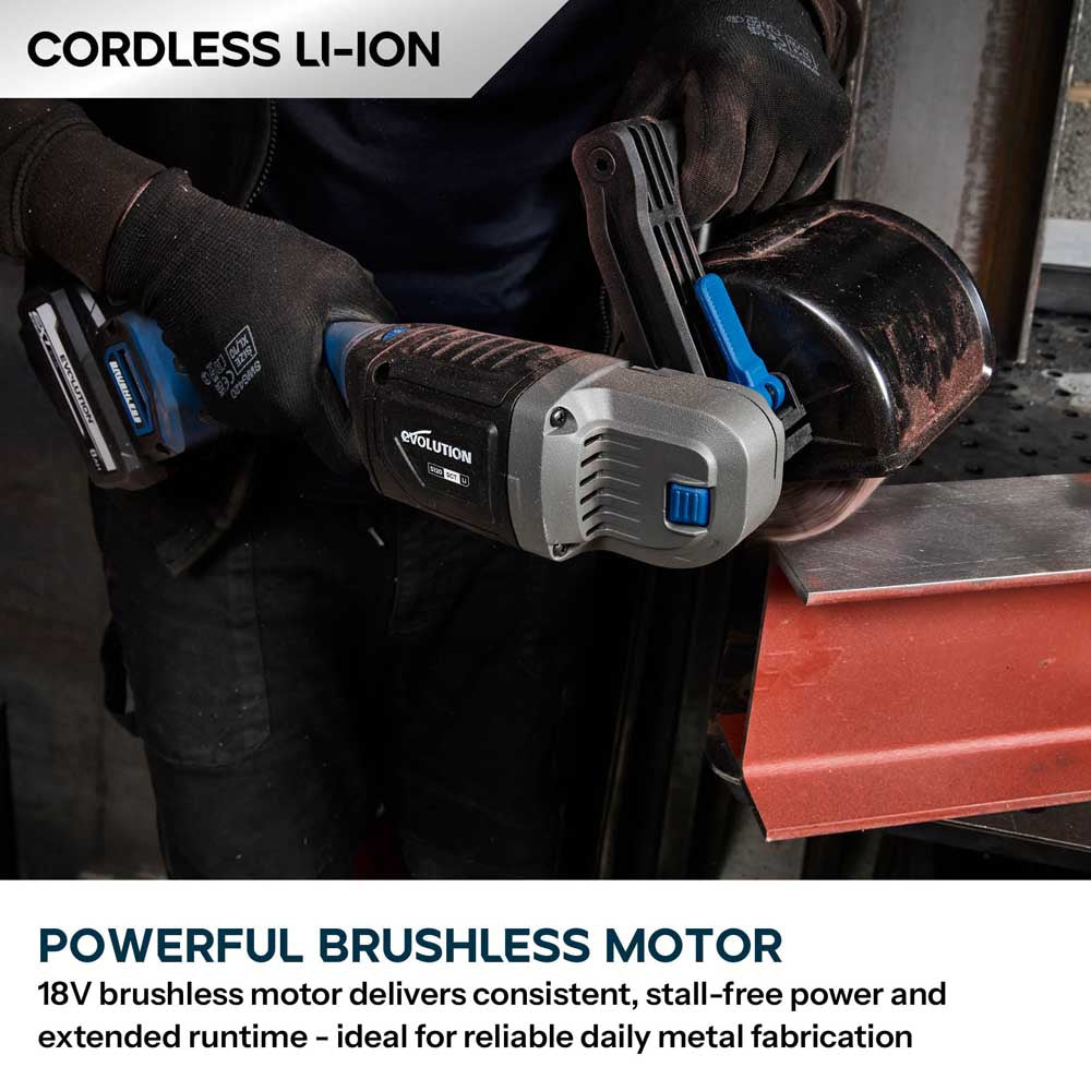 Evolution 18V Cordless Surface Conditioning Tool with Brushless Motor & 2 Drums | S120SCT-Li