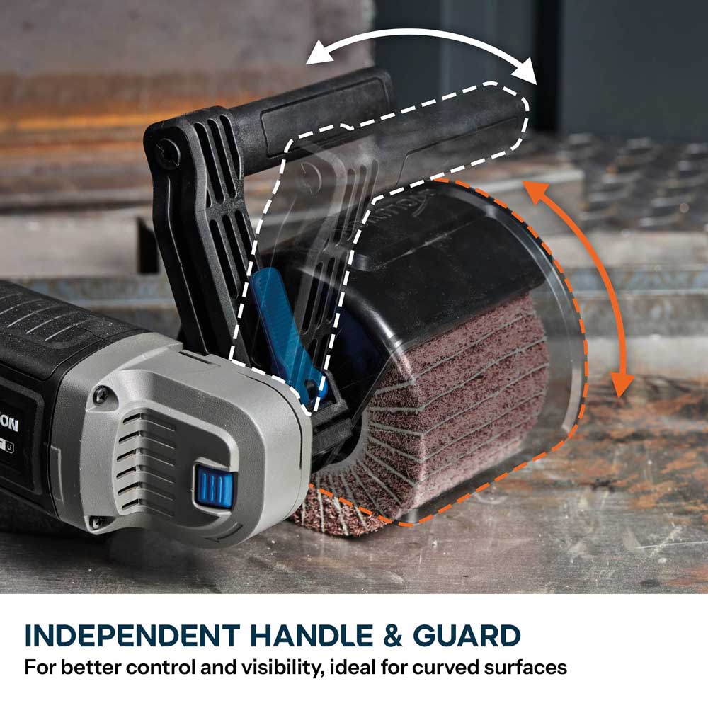 Evolution 18V Cordless Surface Conditioning Tool with Brushless Motor & 2 Drums | S120SCT-Li