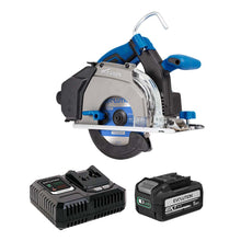 Evolution 165mm Cordless Metal Cutting Circular Saw with Thin Kerf Blade | 58mm Cut Depth | S165CCS-Li