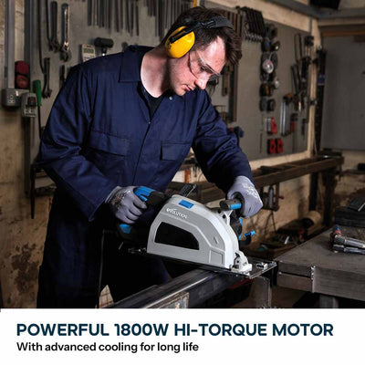 Evolution S210CCS 210mm Heavy Duty Metal Cutting Circular Saw Inc 210mm Mild Steel Blade