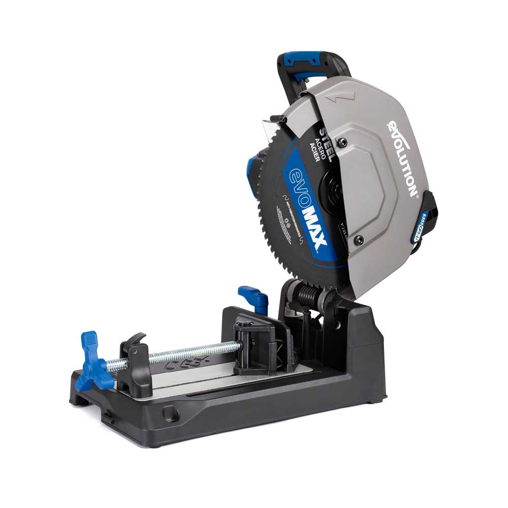 Evolution Cordless 355mm Metal Cutting Chop Saw with 36V Brushless Motor & EvoMax Blade | S355CPS-Li
