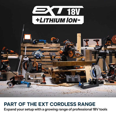 Evolution Cordless 355mm Metal Cutting Chop Saw with 36V Brushless Motor & EvoMax Blade | S355CPS-Li