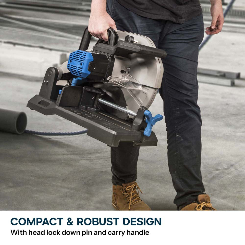 Evolution S355CPS 355mm Metal Cutting Chop Saw and Chop Saw Stand Bundle