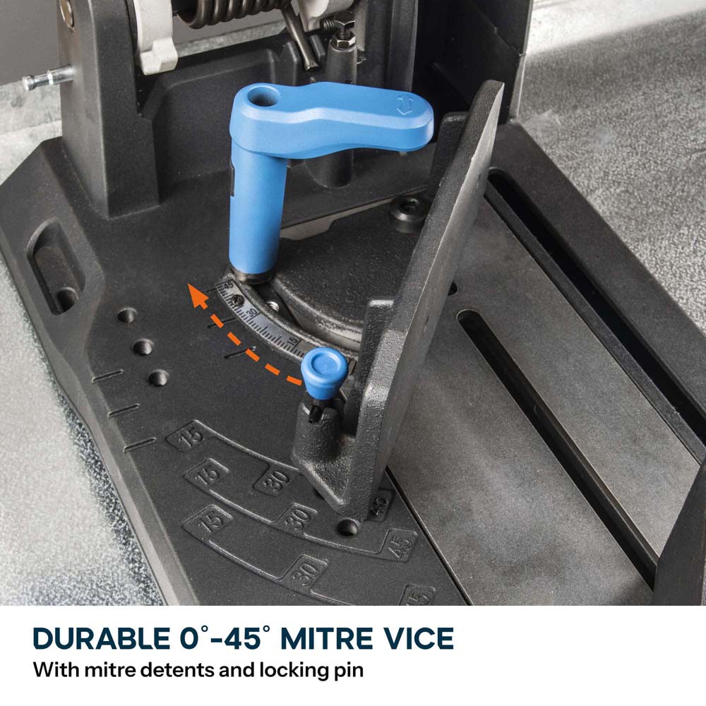 Evolution S355CPS 355mm Metal Cutting Chop Saw and Chop Saw Stand Bundle