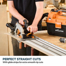 Evolution R185CCSX-Li 185mm Cordless Circular Saw & ST2800-G2 Universal 2.8m Track Bundle