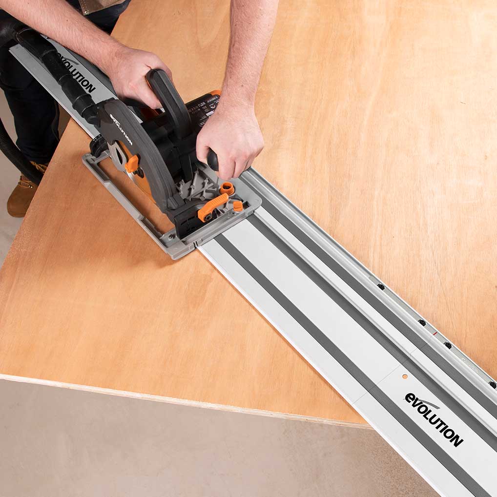 Evolution ST2800-G2 Universal 2.8m Circular Saw Track (2x 1400mm ) Wit ...