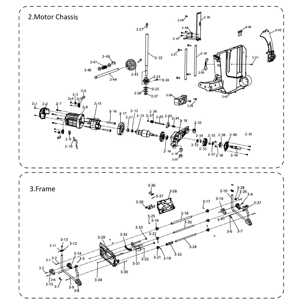R255TBL / R255TBL+ Spare Parts (Section 2)