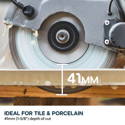 150mm Porcelain & Tile Diamond Mini Disc Cutter Blade, 22.2mm Bore