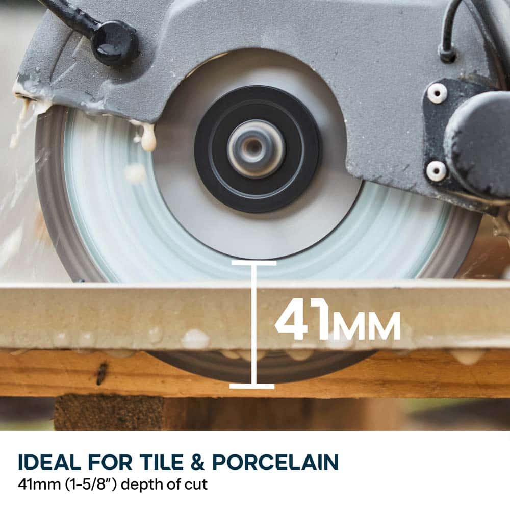 150mm Porcelain & Tile Diamond Mini Disc Cutter Blade, 22.2mm Bore