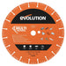 Evolution 350mm  Heavy Duty Diamond Demolition, Multi-material Disc Cutter Blade, 22.2mm Bore