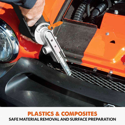 Evolution 400w Electric Thin Belt Sander Power File 230v With 3 Sanding Belts