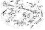 FURY3 210mm Corded Sliding Mitre Saw (Flatpack Model) Spare Parts