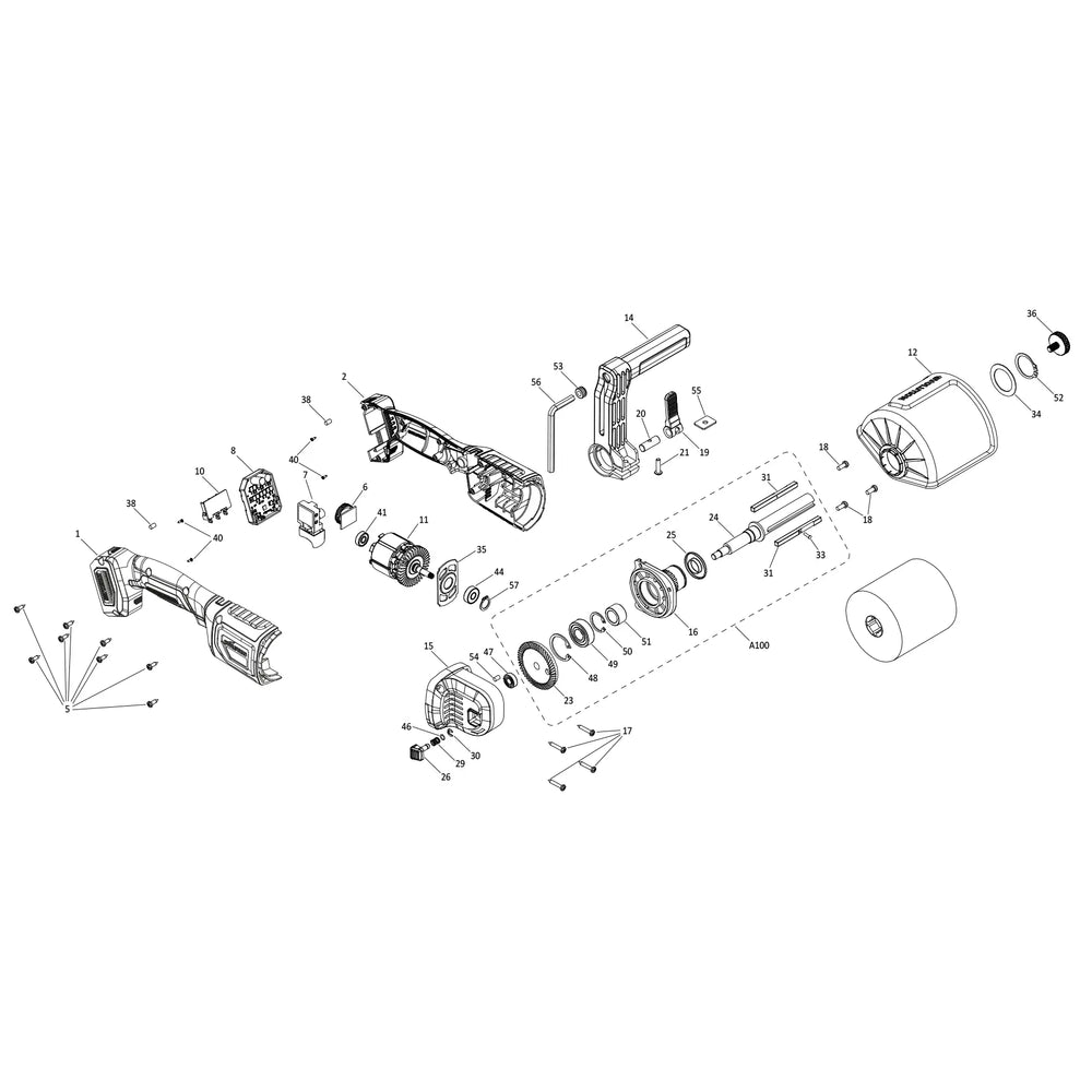 S120SCT-Li Cordless Surface Conditioning Tool Spare Parts