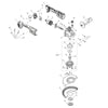 S125AGR-Li Cordless Angle Grinder Spare Parts