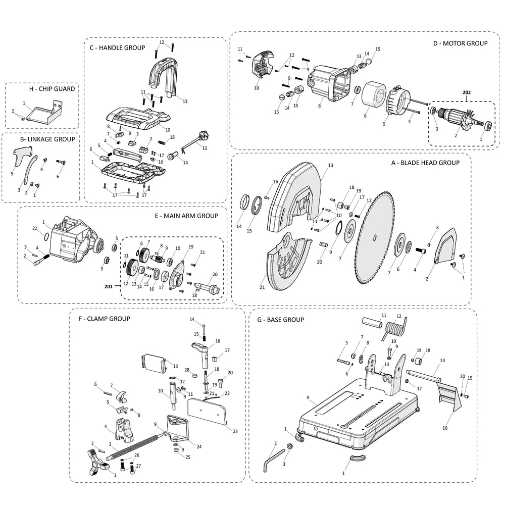 S355CPSL Spare Parts