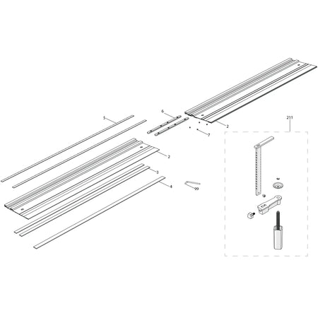 ST2800 2800mm Track (Gen 1) Spare Parts