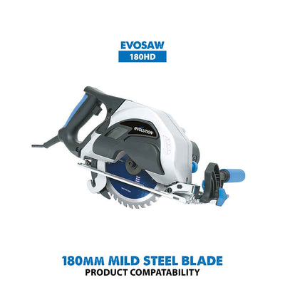 Evolution 180mm Mild Steel Cutting 36T Blade (For Circular Saws & Chop Saws Only)