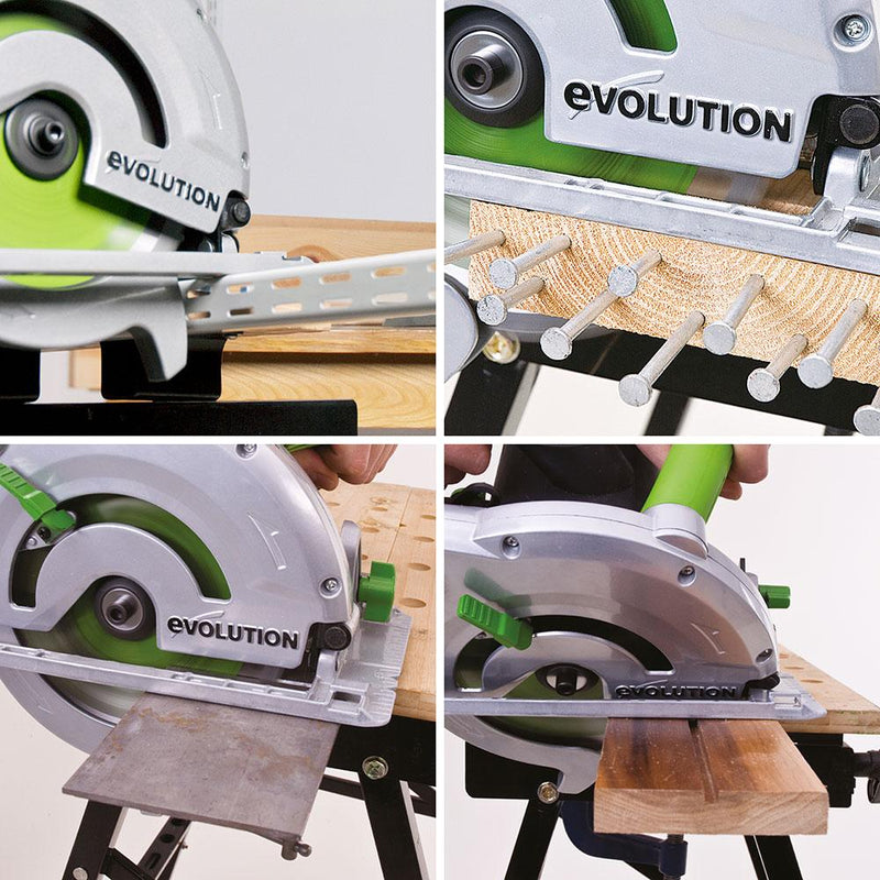 Evolution 185mm Multi-Material Cutting 16T Blade - Evolution Power Tools UK