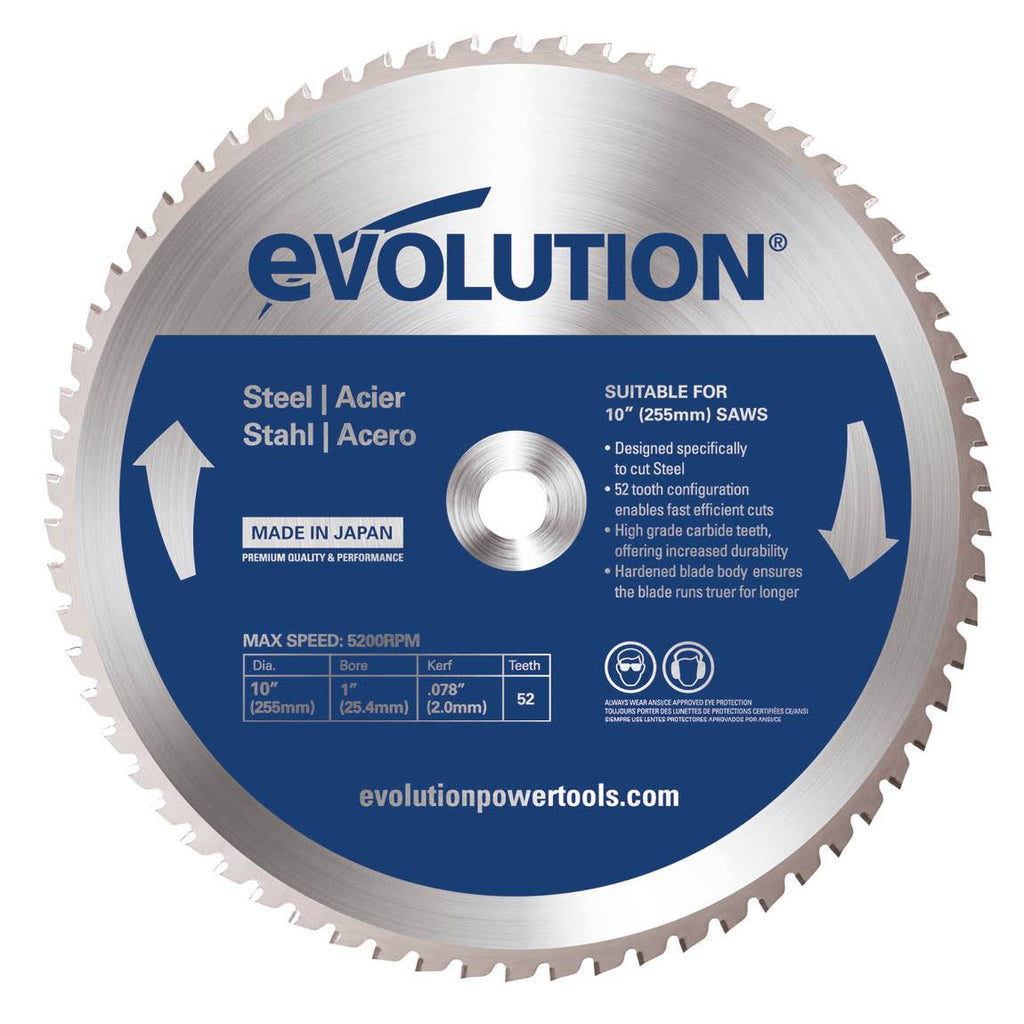 Cutting Blades for Mild Steel | Evolution Power Tools — Evolution Power ...