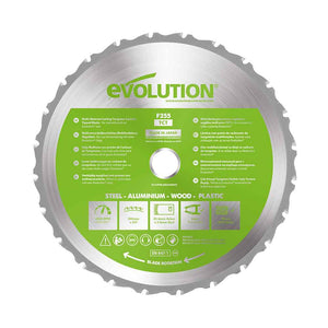 Evolution 255mm Multi-Material Cutting 24T Blade