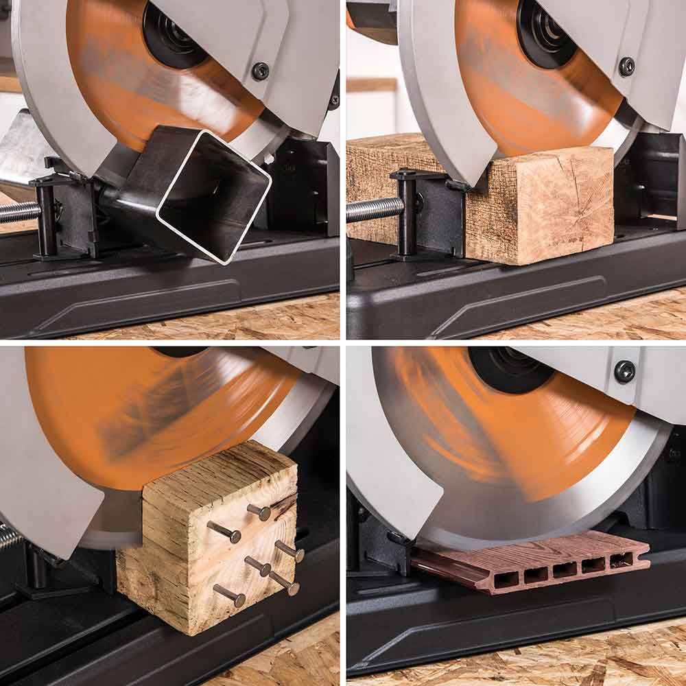 Evolution 355mm Multi-Material Cutting 36T Chop Saw Blade — Evolution ...