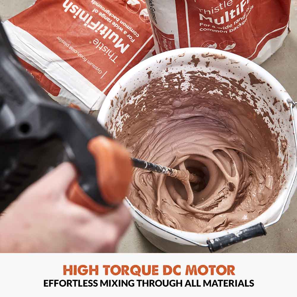 Evolution Cordless 18v Paddle Mixer with 120mm Multi-Mix Paddle | R120MXR-Li