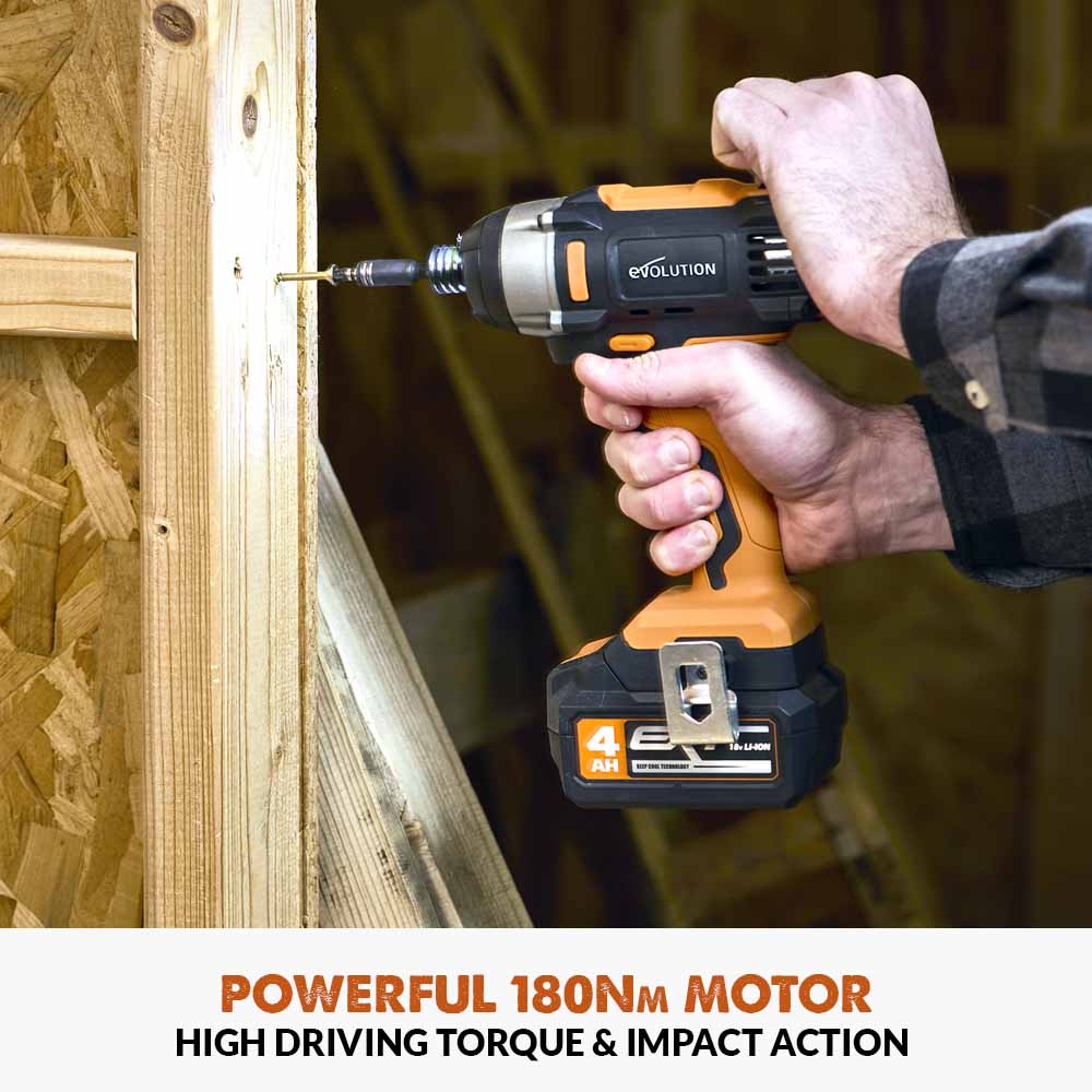 Erbauer Tools Erbauer Drill And Impact Driver Brushless Impact