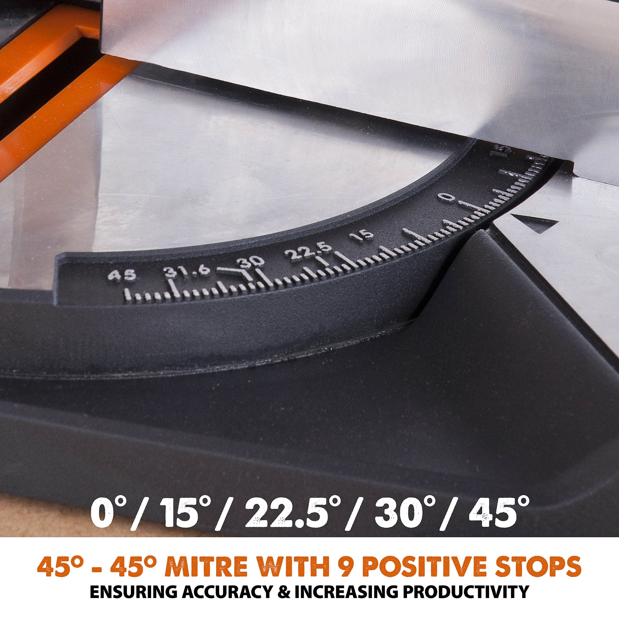 Evolution R210CMS+ 210mm 1200w Compound Mitre Saw With TCT Multi-Material Cutting Blade