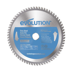 Evolution 185mm Thin Steel Cutting 68T Circular Saw Blade