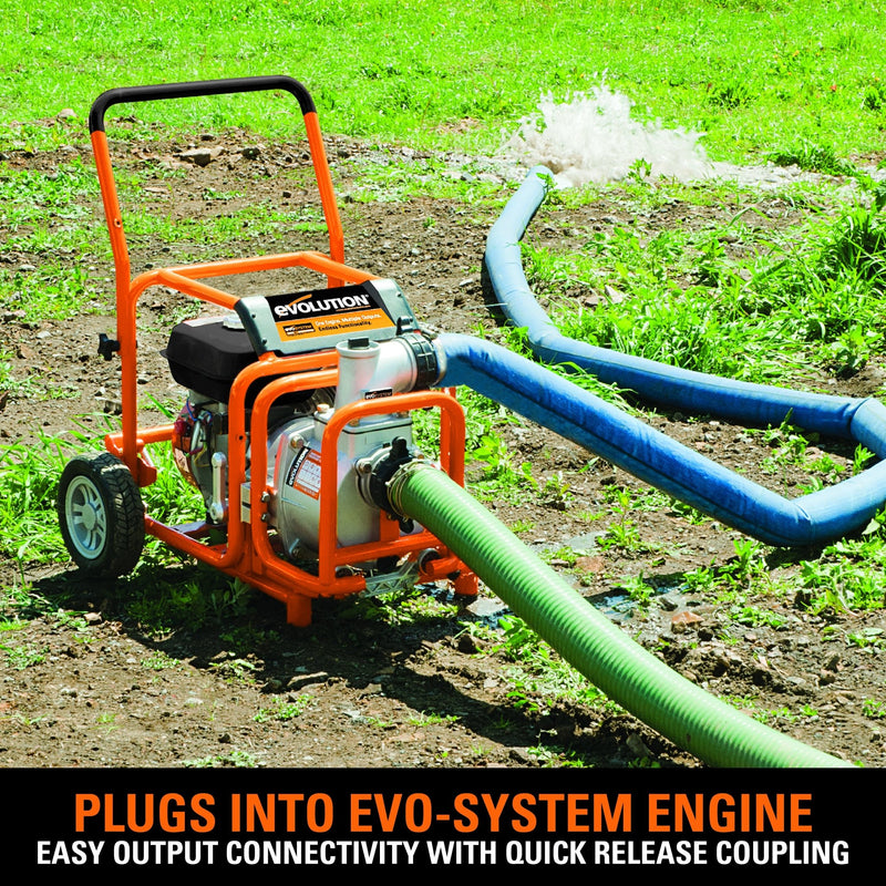 Evolution Evo-System 1000L/Min Dirty Water Pump Output - Evolution Power Tools UK
