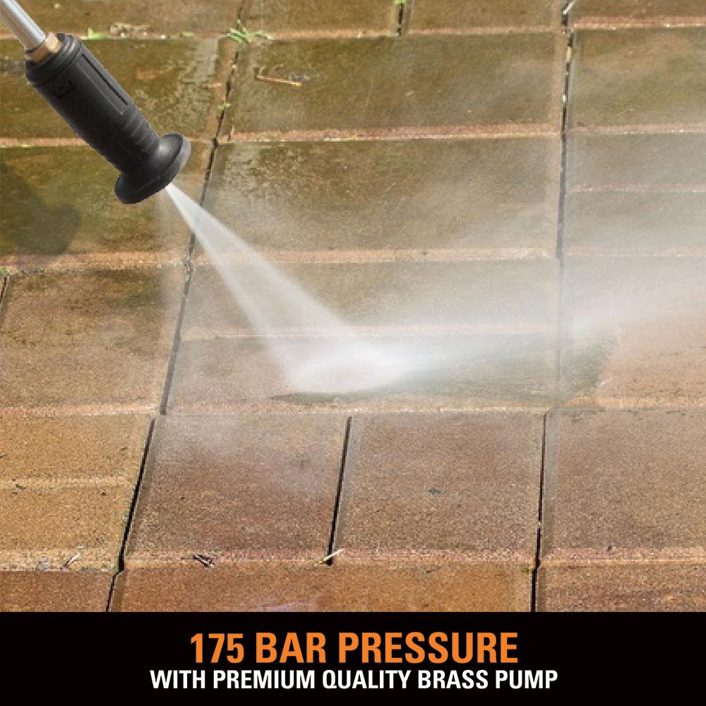 Evolution Evo-System 175 Bar Pressure Washer Output
