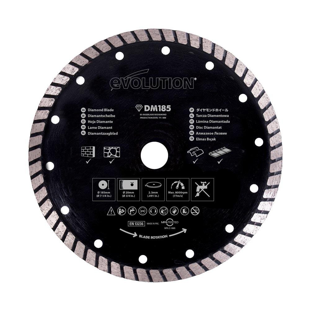 Evolution 185mm Diamond Blade (For Mitre Saws Only)