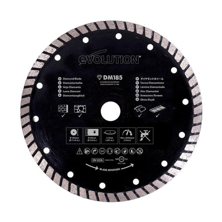 Evolution 185mm Diamond Blade (For Mitre Saws Only)