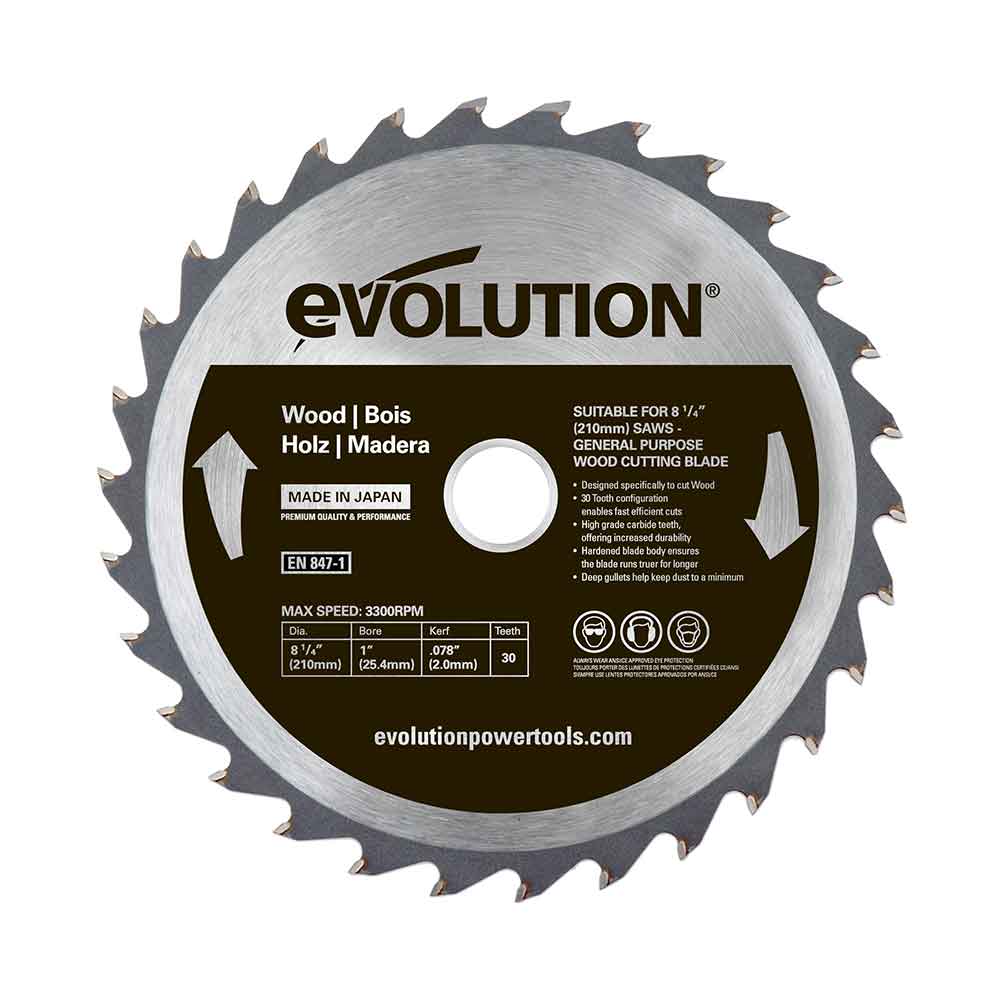 Evolution 210mm General Wood Blade 30T (Promo)