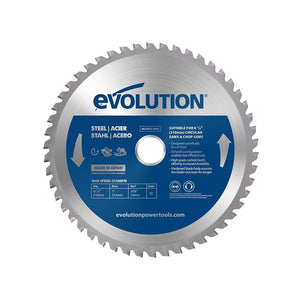 Evolution 210mm Mild Steel Cutting 50T TCT Circular Saw Blade