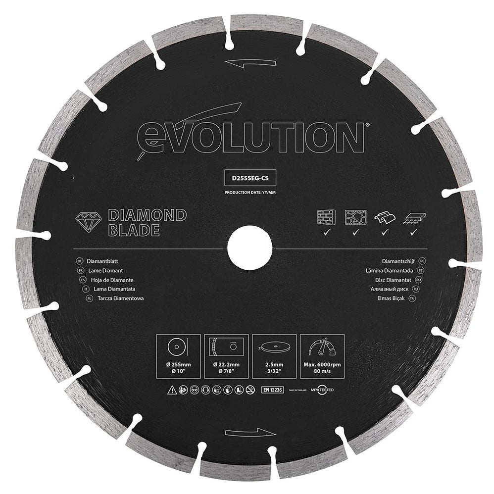 Disc Cutters | Electric & Cordless Concrete Saws | Evolution ...