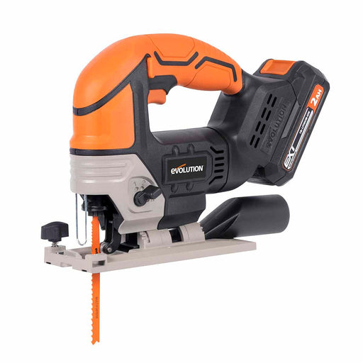Evolution Cordless 18v EXT Li-Ion R90JGS-Li Jigsaw Inc Multi-Material Blades - Evolution Power Tools UK