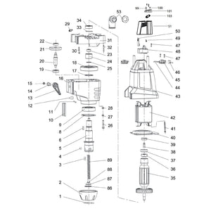 Evolution EVOMAG42 Spare Parts (Motor Housing)