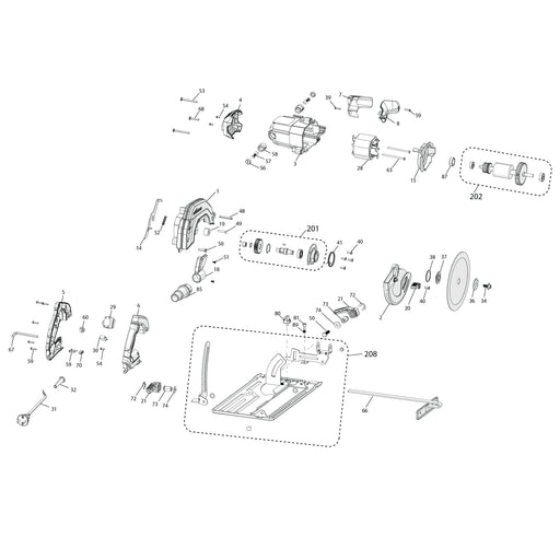 Evolution F165CCSL Spare Parts - Evolution Power Tools UK