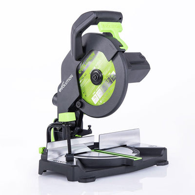 Evolution F210CMS 210mm Compound Mitre Saw With TCT Multi-Material Cutting Blade (230v)(Refurbished - Like New)