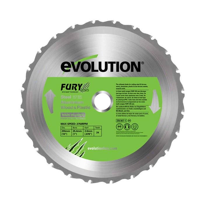 Multi-Material Cutting Blades | Evolution Power Tools UK
