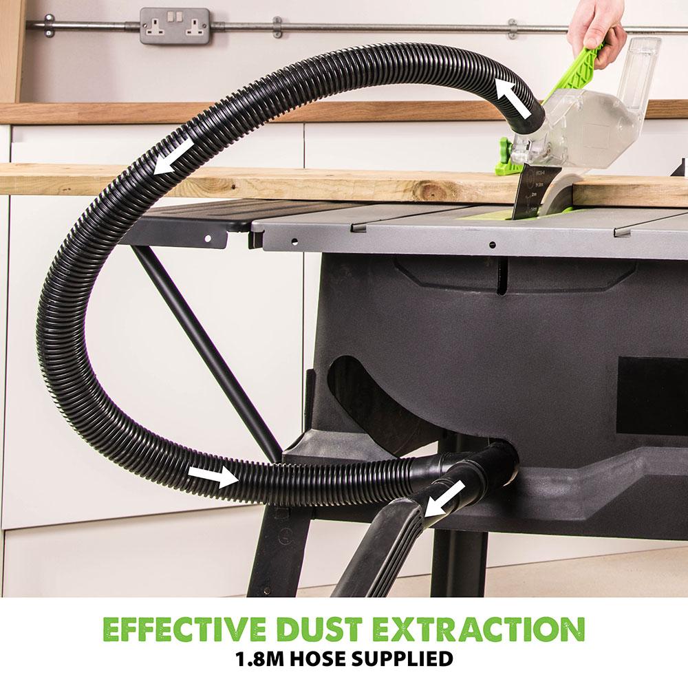 Evolution FURY5-S 255mm Table Saw Bundle With 40T General Wood And 28T Multi-Material Blades