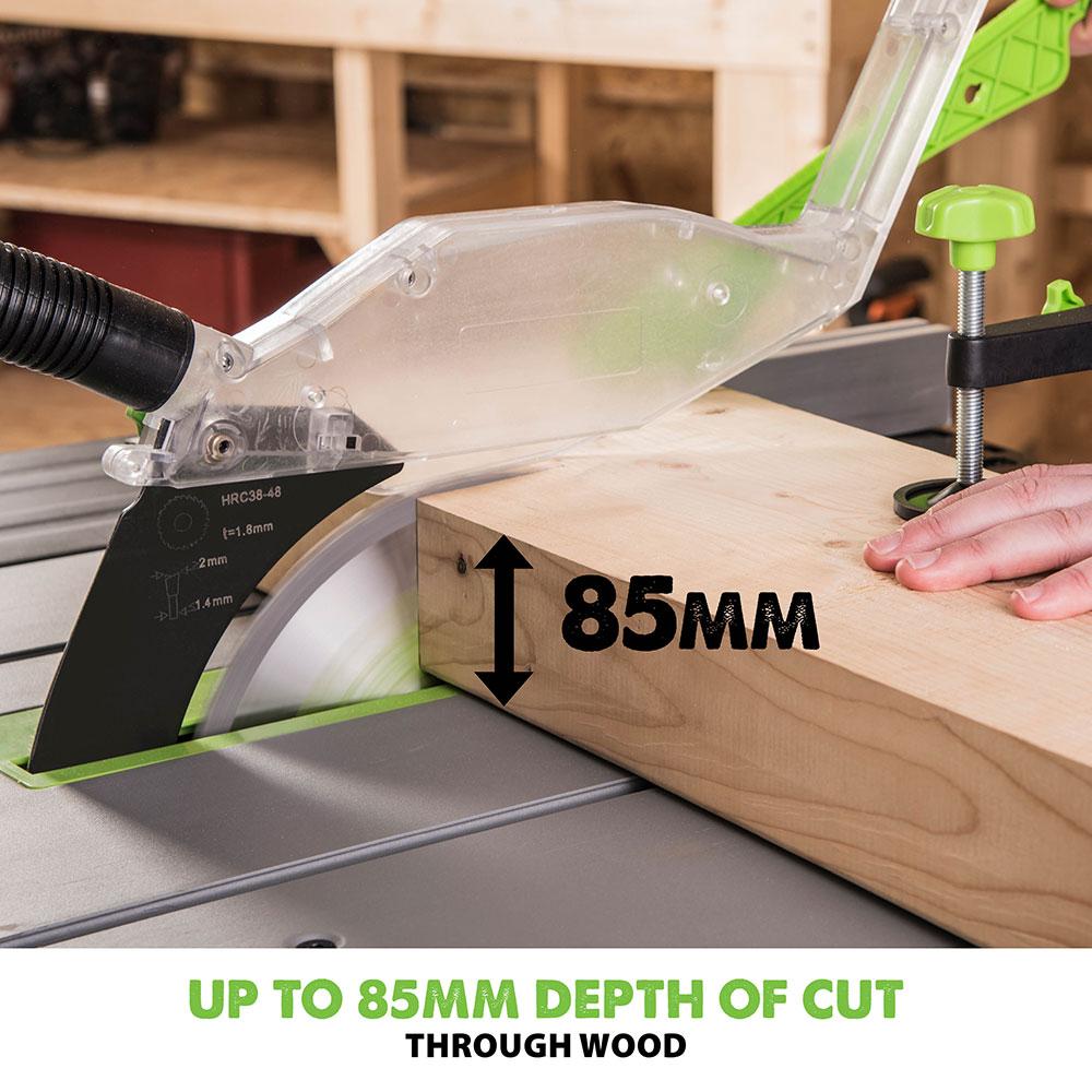 Evolution FURY5-S 255mm Table Saw Bundle With 40T General Wood And 28T Multi-Material Blades