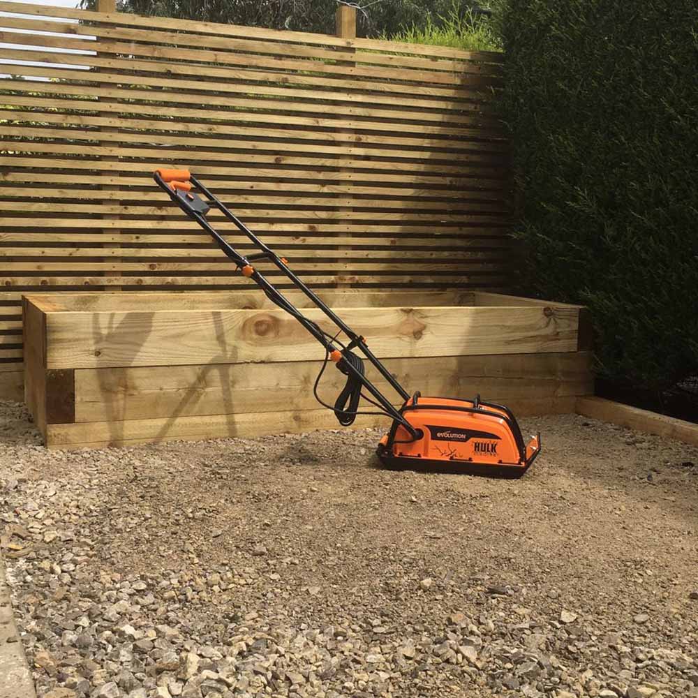 Evolution Hulk Electro Electric Wacker Plate & Paving Pad Bundle | H320-E