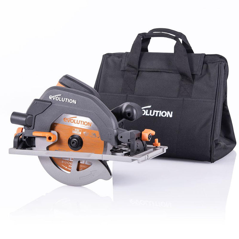 Evolution R185CCSX+ 185mm Circular Saw with TCT Multi-Material Cutting Blade (Refurbished - Like New) - Evolution Power Tools UK