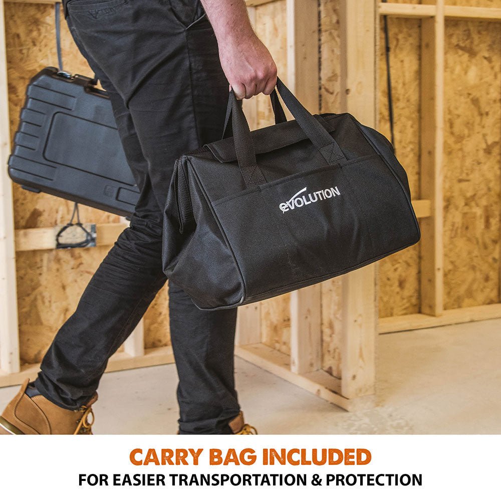 Evolution R185CCSX+ 185mm Circular Saw with TCT Multi-Material Cutting Blade (Refurbished - Like New)