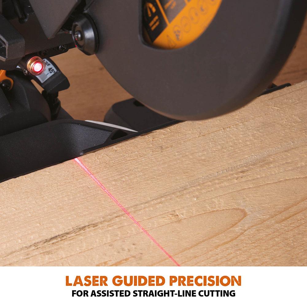 Evolution R210SMS+ 210mm Sliding Mitre Saw & Stand Bundle